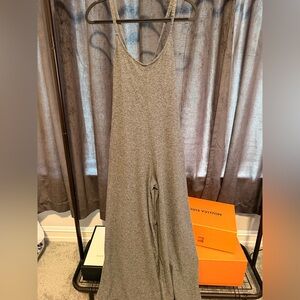 Fabletics Charcoal Wide Leg Jumpsuit